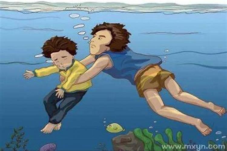 梦见孩子掉河里了