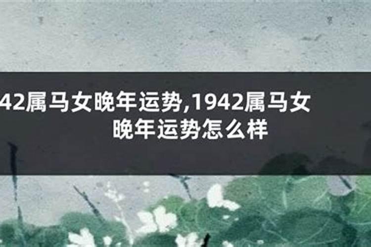 属马的今年运气