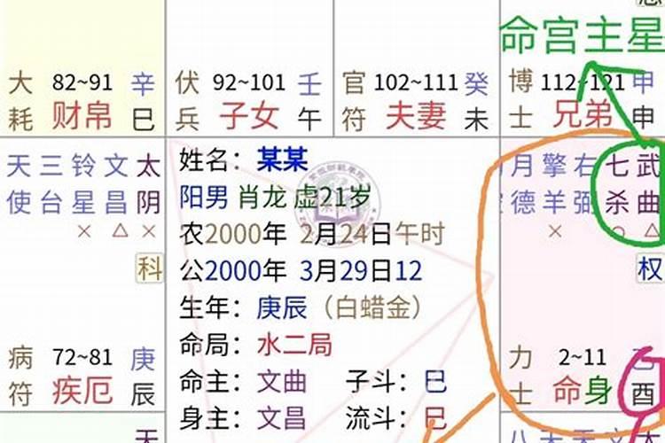 怎么看自己的命宫主星