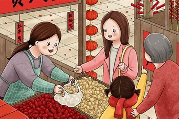 中国民风民俗小年大年