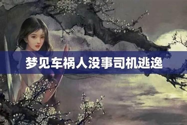 梦见交通肇事逃逸的预兆