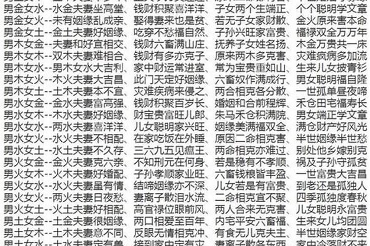 吕才合婚对照表,关于男女宫度数合婚(吕才合婚法)问题