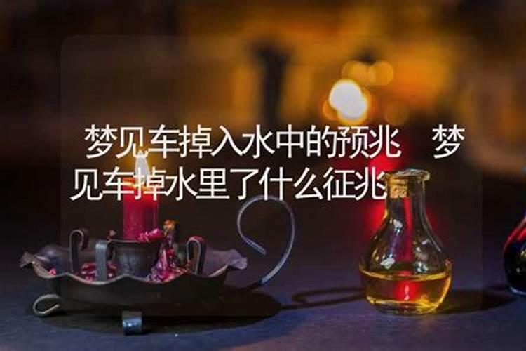 梦见汽车停在河水里的预兆