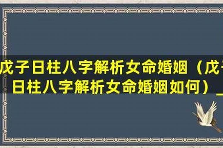 戊子日与甲午日相配吗 八字戊子日与甲午日的婚姻状况
