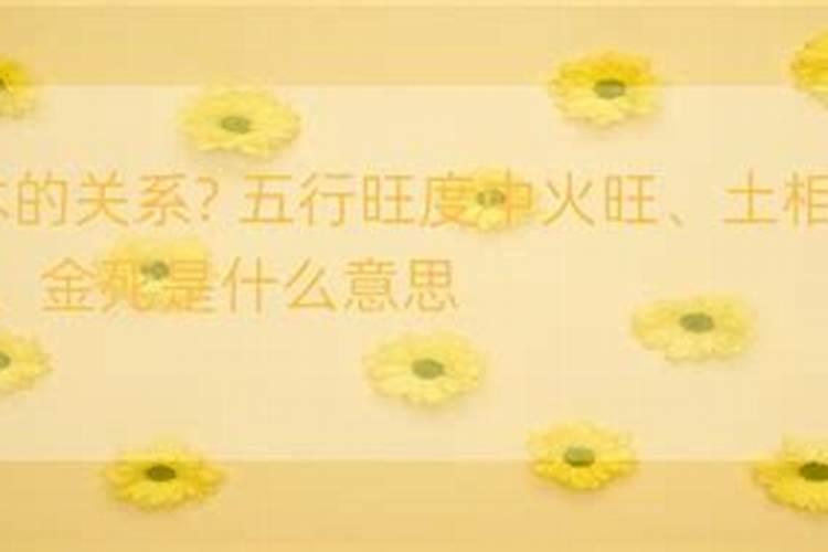 金旺水相土休火囚木死是什么意思？