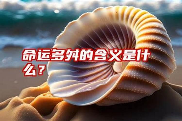 时运不济命运多舛是什么意思？
