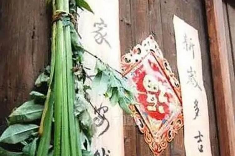 五月节艾草什么时候挂,挂几根