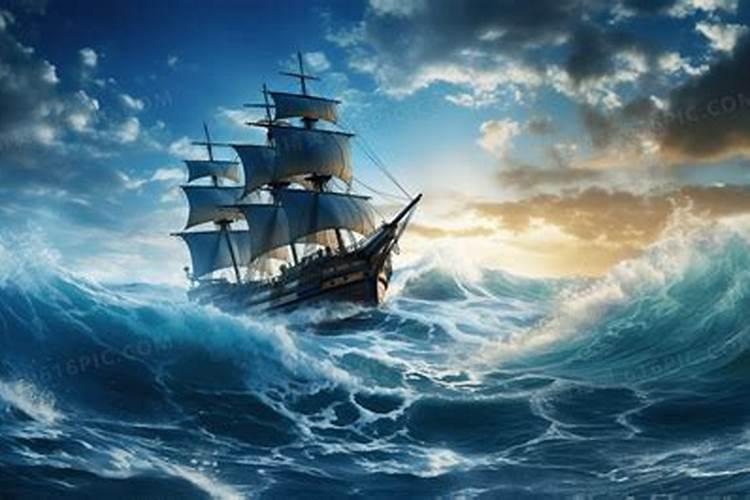 梦见海水波涛汹涌滚滚而来