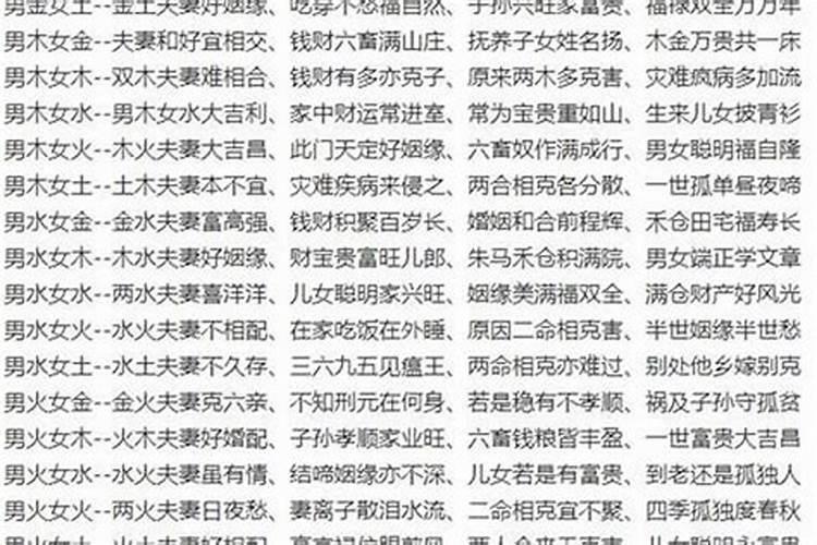 男女合婚宫位如何配置 上等婚配表？
