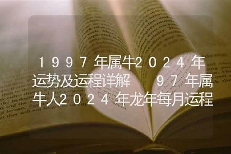 97年属牛何时走大运