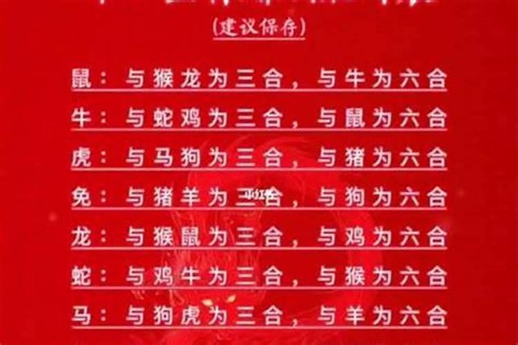 男女12属相婚配表最准的12生肖最佳夫妻配对