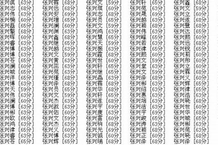 王姓男孩99分的名字