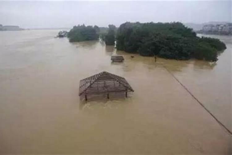 梦见下雨发大水是什么意思