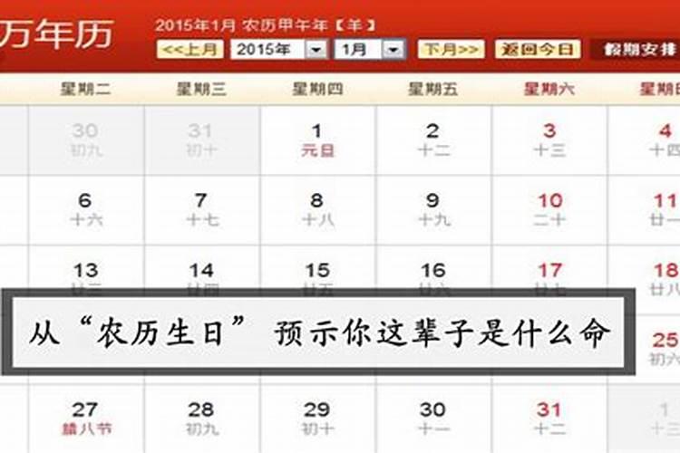 农历十月初一是阳历的哪一天