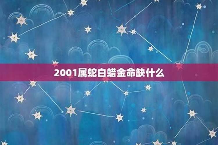 2001年属蛇人什么命