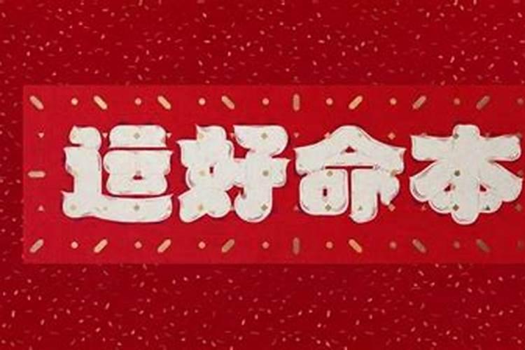 本命年的人财运