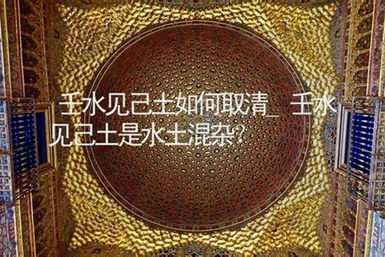 水与土八字能合吗