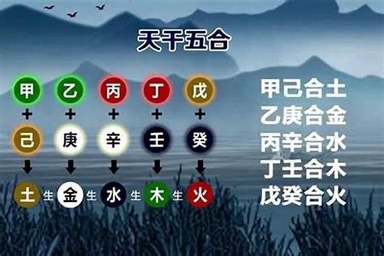八字天干相合问题