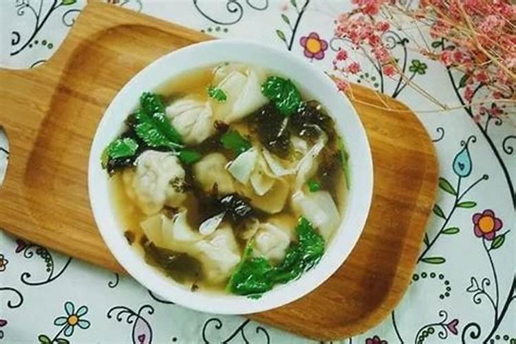 小年吃馄饨好不好