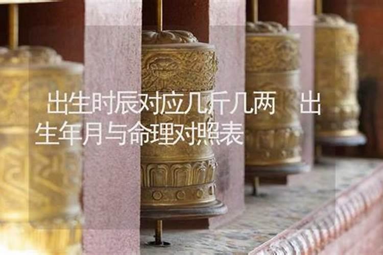 几斤几两几钱查询表