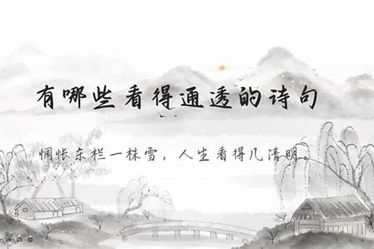 “人生看得几清明”全诗内容是什么？