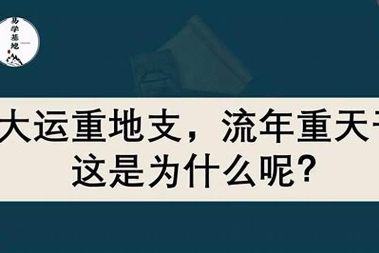 求教,怎样看待"大运重地支,流年重天干"这种说法