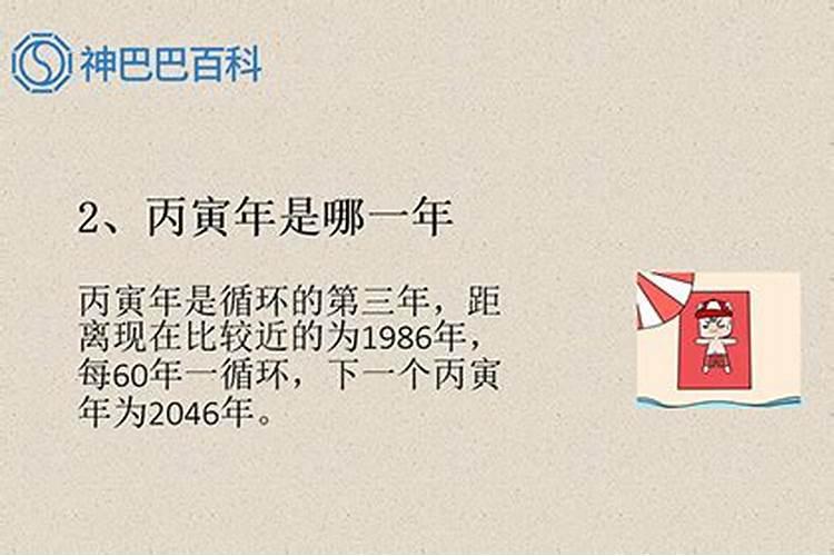 丙寅年是什么命