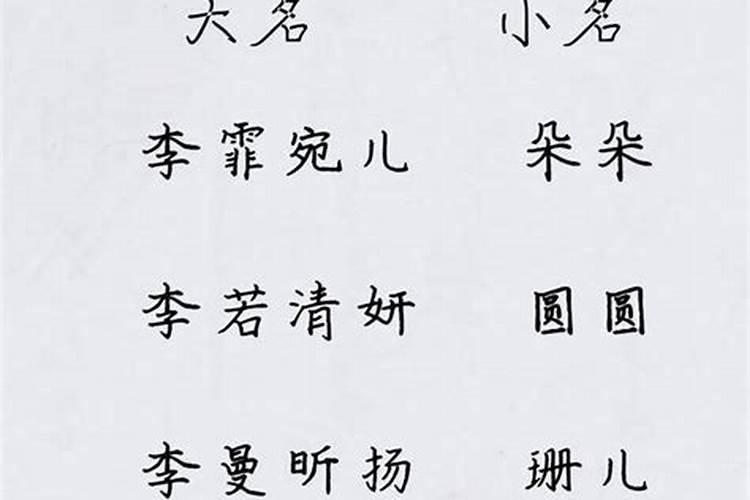 100分姓李女孩的名字