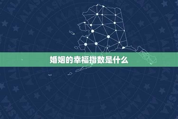 婚姻幸福指数婚姻幸福指数的衡量指标