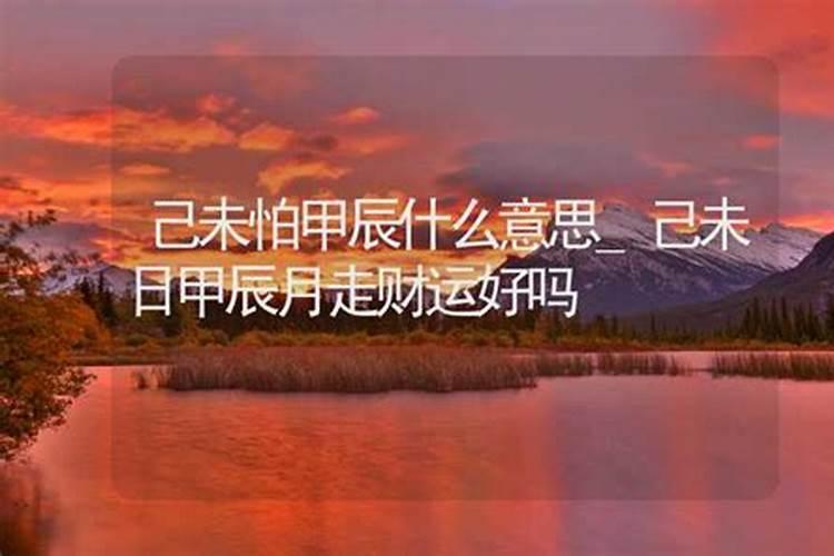 甲辰月是什么意思
