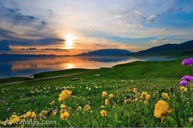 梦见湖面景色很美