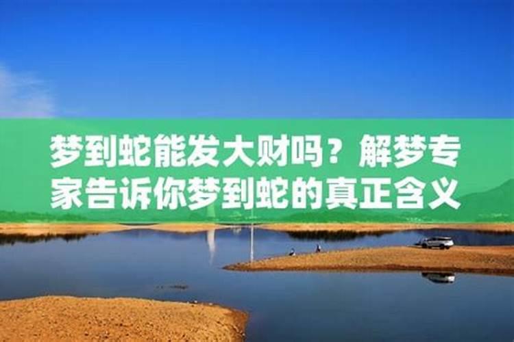 梦见发大财寓意