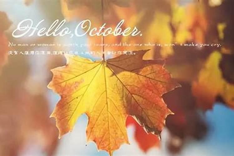 十月初一是几月几日？
