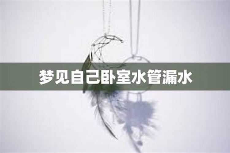 梦见水管漏水好不好？