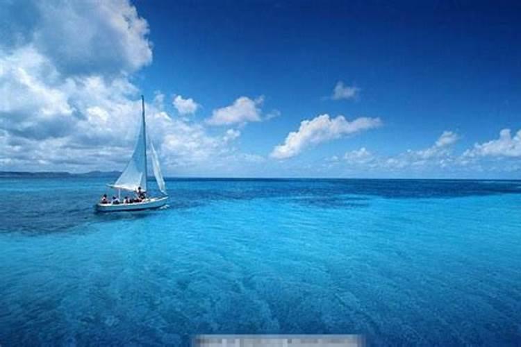 梦见蓝天大海船的预兆