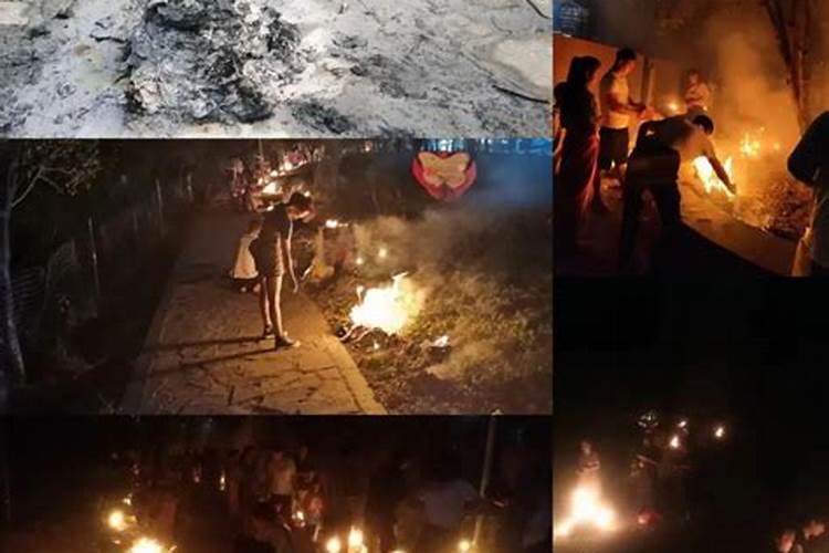 在中元节前祭祀,老人烧纸引燃车库,是否造成了人员伤亡？