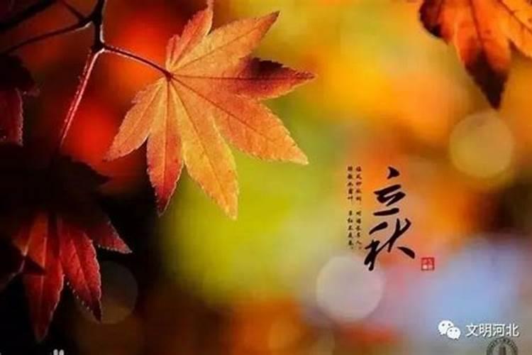 2024年哪天立秋？