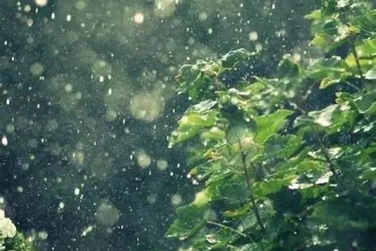 出远门时下雨预示什么