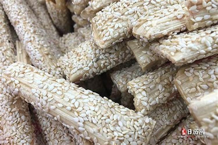 过小年吃麻糖的由来