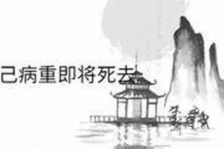 梦见爱人快要死了