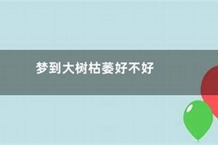 梦见大树预示什么 梦见大树预示好不好