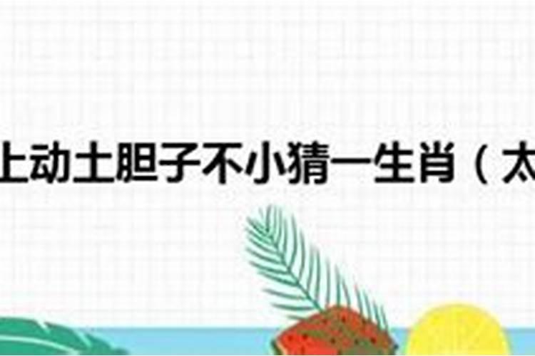 敢在太岁头上的动土是什么意思 敢在太岁头上的动土的解释