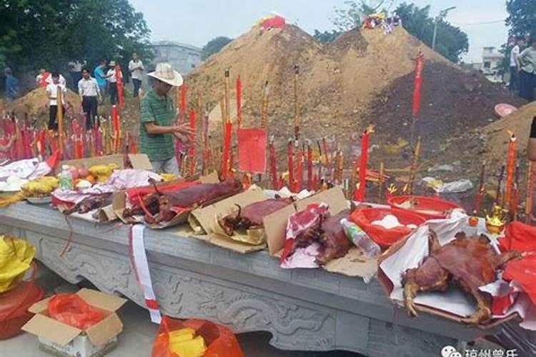 闽南清明节拜拜所需用品