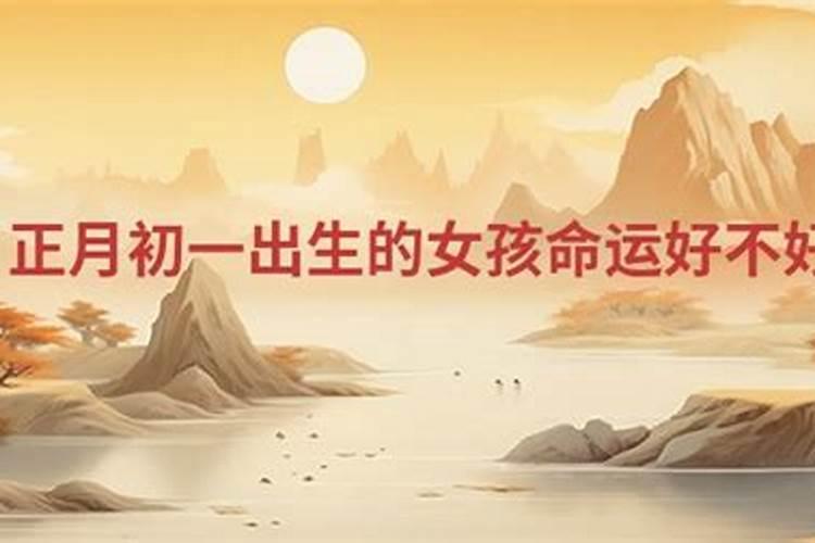 正月初一出生的女孩命运好不好？