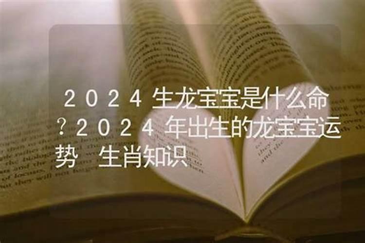 2024年出生的孩子是什么命？