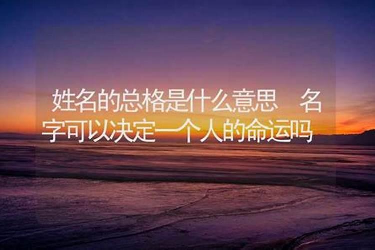 名字决定命运