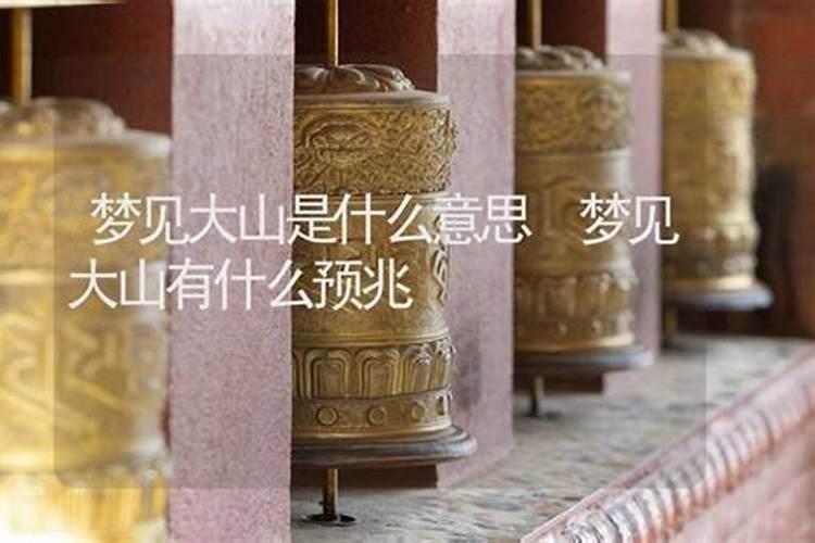梦见大山什么意思？