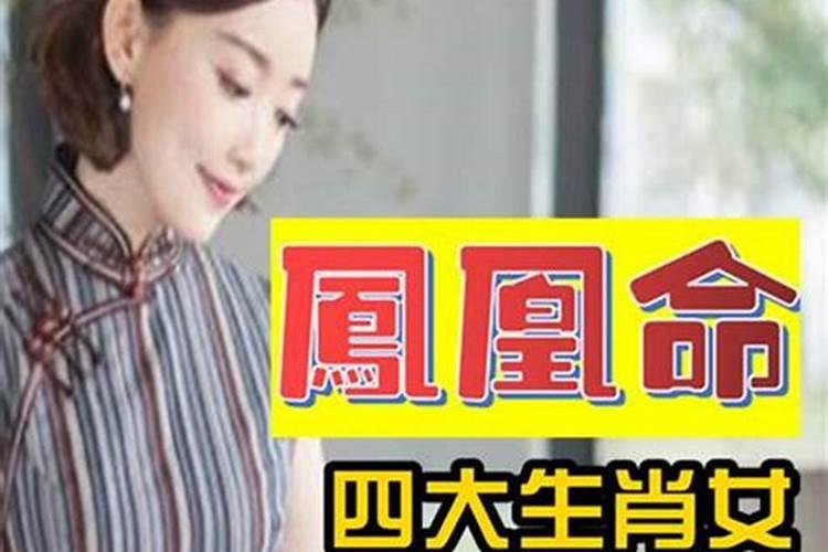 一等命的四大生肖女是什么？
