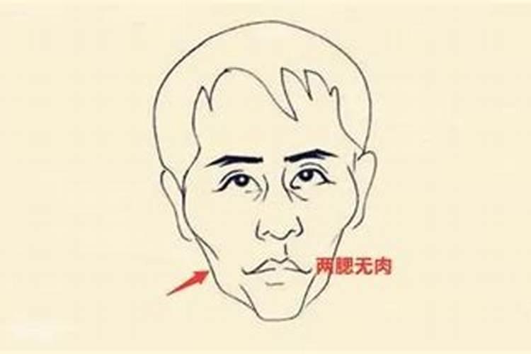 男人两腮无肉